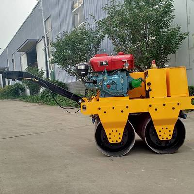 小型公路綠化帶壓實碾 久恒雙鋼輪溝槽壓土機(jī) 江蘇瀝青路面灑水壓路機(jī)